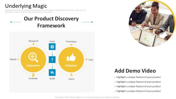 Guy Kawasaki New Venture Pitch PPT Underlying Magic Portrait PDF