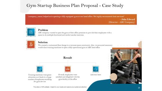 Gym And Fitness Center Business Plan Proposal Ppt PowerPoint Presentation Complete Deck With Slides