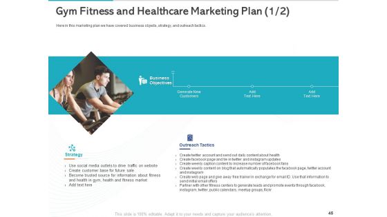 Gym Health And Fitness Market Industry Report Ppt PowerPoint Presentation Complete Deck With Slides