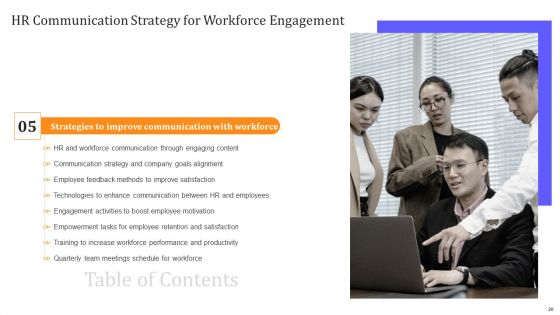 HR Communication Strategy For Workforce Engagement Ppt PowerPoint Presentation Complete With Slides