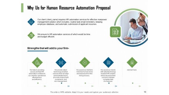 HR Process Automation Proposal Ppt PowerPoint Presentation Complete Deck With Slides