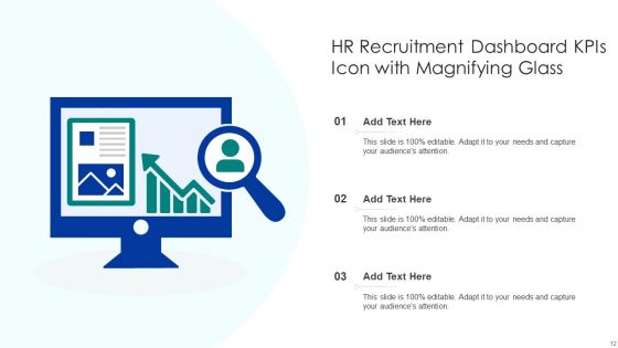 HR Recruitment Dashboard Kpis Ppt PowerPoint Presentation Complete With Slides