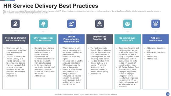 HR Service Delivery To Improve Effectiveness And Streamline Human Resource Processes Ppt PowerPoint Presentation Complete Deck With Slides