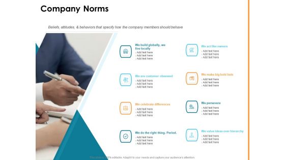 HR Strategy To Transform Employee Experience And Work Culture Company Norms Designs PDF
