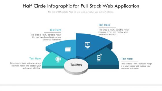 Half Circle Infographic For Full Stack Web Application Ppt PowerPoint Presentation Model Examples PDF Half Circle Infographic For Full Stack Web Application Ppt PowerPoint Presentation Model Examples PDF