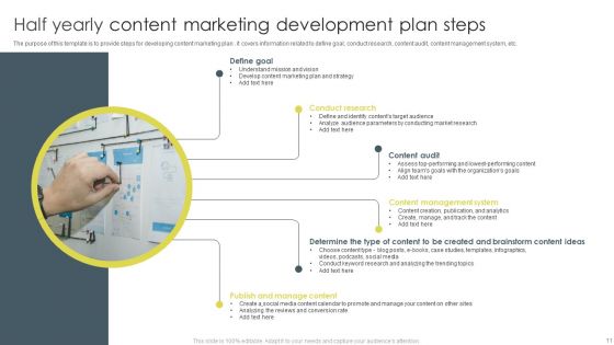 Half Yearly Content Project Plan Ppt PowerPoint Presentation Complete Deck With Slides