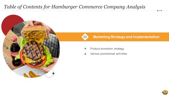 Hamburger Commerce Company Analysis Ppt PowerPoint Presentation Complete Deck With Slides
