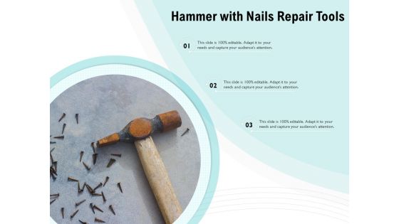 Hammer With Nails Repair Tools Ppt PowerPoint Presentation Ideas Structure PDF