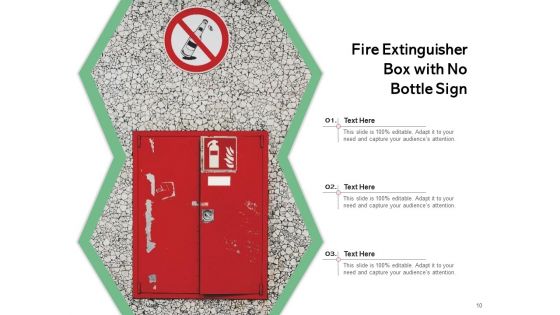 Hand Held Extinguisher Red Fire Extinguisher Open Nozzle Ppt PowerPoint Presentation Complete Deck