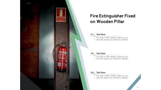 Hand Held Extinguisher Red Fire Extinguisher Open Nozzle Ppt PowerPoint Presentation Complete Deck