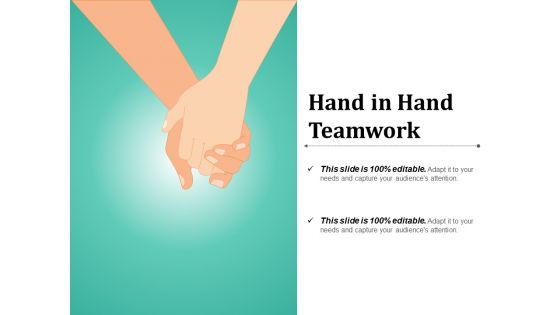 Hand In Hand Teamwork Ppt PowerPoint Presentation Pictures Gridlines