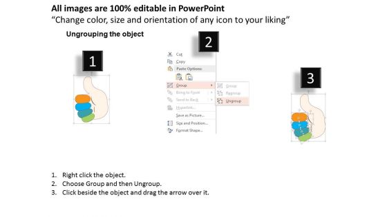 Hand Thumb Up Design Like Symbol Powerpoint Template