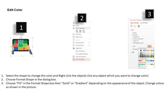 Hands With User Interface Tablet PowerPoint Templates
