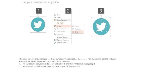 Handshake Thank You Slide With Social Media Links Powerpoint Slides