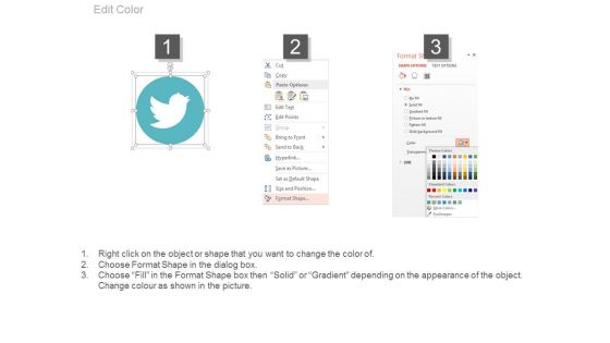 Handshake Thank You Slide With Social Media Links Powerpoint Slides
