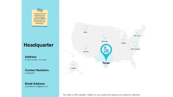 Headquarter Location Ppt PowerPoint Presentation Layouts Inspiration