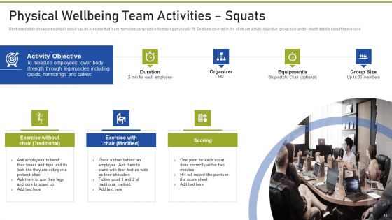 Health And Fitness Playbook To Ensure Workforce Wellbeing Ppt PowerPoint Presentation Complete Deck With Slides