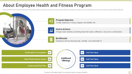 Health And Fitness Playbook To Ensure Workforce Wellbeing Ppt PowerPoint Presentation Complete Deck With Slides
