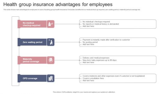 Health Group Insurance Advantages For Employees Sample PDF Health Group Insurance Advantages For Employees Sample PDF