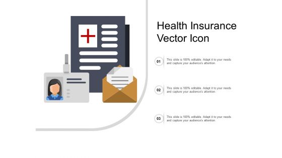 Health Insurance Vector Icon Ppt PowerPoint Presentation Summary Model