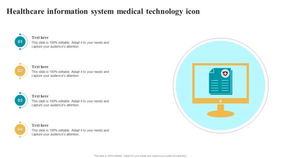 Healthcare Information System Medical Technology Icon Pictures PDF