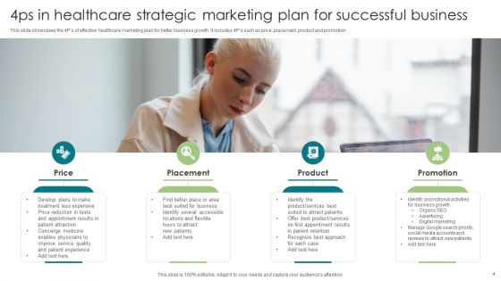 Healthcare Strategic Marketing Plan Ppt PowerPoint Presentation Complete Deck With Slides