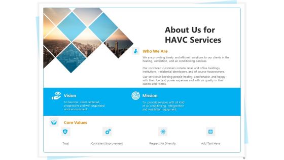 Heating Ventilation And Air Conditioning Installation Proposal Ppt PowerPoint Presentation Complete Deck With Slides