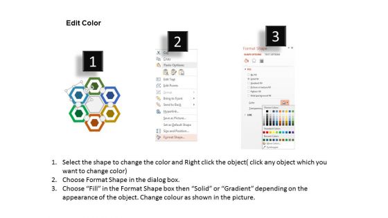 Hexagonal Infographic For Integration Strategy Powerpoint Template