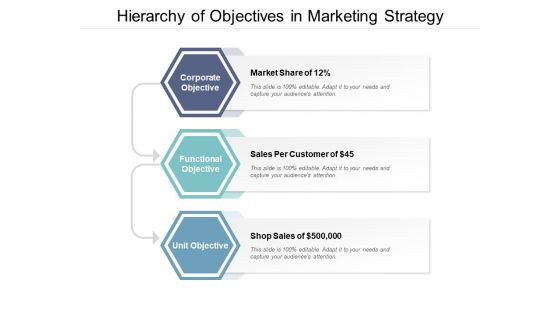 Hierarchy Of Objectives In Marketing Strategy Ppt PowerPoint Presentation Outline Gallery