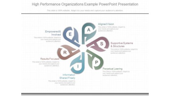 High Performance Organizations Example Powerpoint Presentation