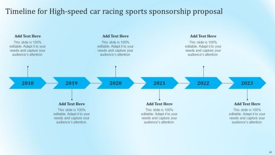 High Speed Car Racing Sports Sponsorship Proposal Ppt PowerPoint Presentation Complete Deck With Slides