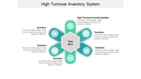 High Turnover Inventory System Ppt PowerPoint Presentation Inspiration Gridlines Cpb