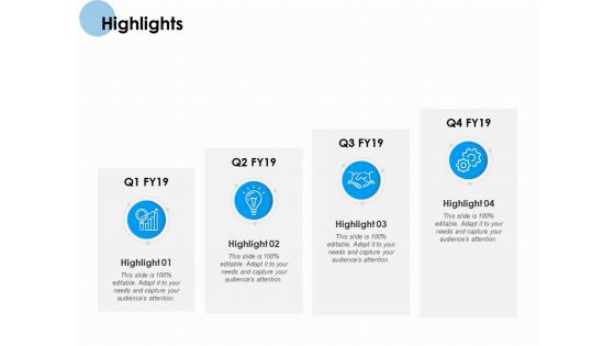 Highlights Ppt PowerPoint Presentation Summary
