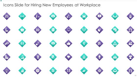 Hiring New Employees At Workplace Ppt PowerPoint Presentation Complete Deck With Slides