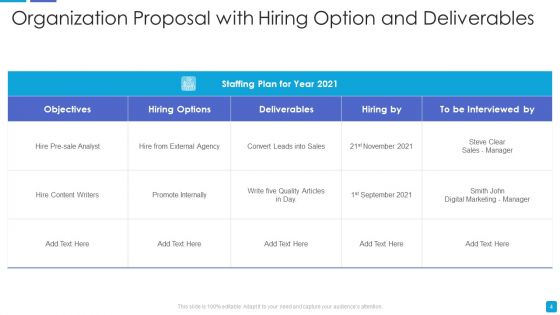 Hiring Proposal Ppt PowerPoint Presentation Complete With Slides