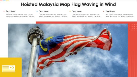 Hoisted Malaysia Map Flag Waving In Wind Portrait PDF