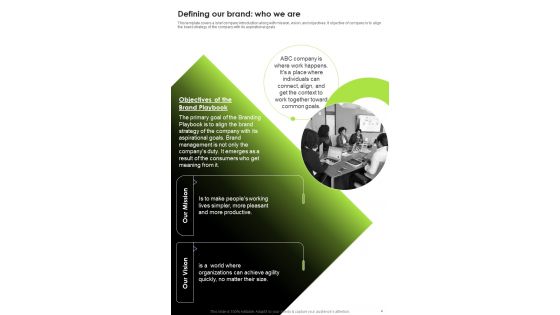 Holistic Brand Marketing Playbook Template