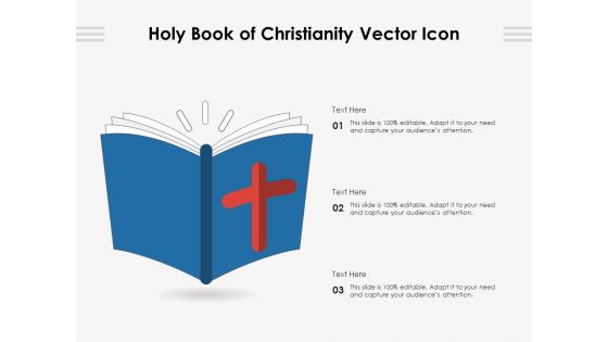 Holy Book Of Christianity Vector Icon Ppt PowerPoint Presentation Gallery Slide Portrait PDF Holy Book Of Christianity Vector Icon Ppt PowerPoint Presentation Gallery Slide Portrait PDF