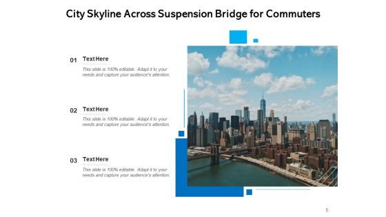 Horizon Suspension Bridge Clouds Ppt PowerPoint Presentation Complete Deck