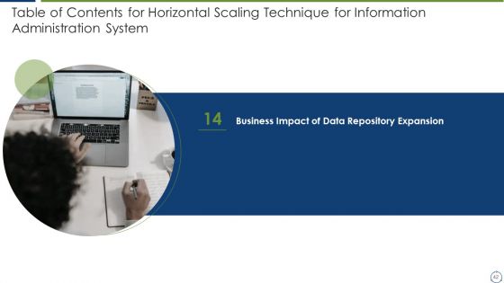 Horizontal Scaling Technique For Information Administration System Ppt PowerPoint Presentation Complete Deck With Slides
