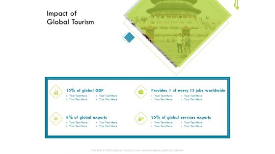 Hotel Management Plan Impact Of Global Tourism Brochure PDF