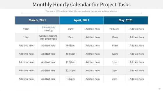 Hourly Schedule Project Timeline Ppt PowerPoint Presentation Complete Deck