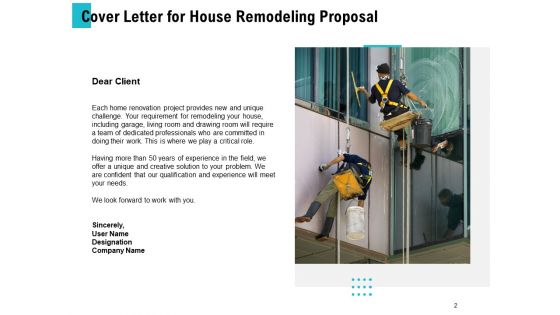 House Remodeling Proposal Ppt PowerPoint Presentation Complete Deck With Slides