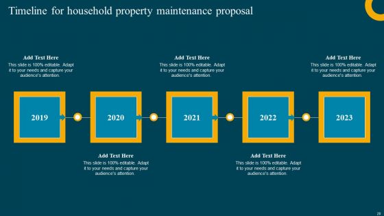 Household Property Maintenance Proposal Ppt PowerPoint Presentation Complete Deck With Slides