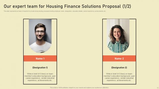 Housing Finance Solutions Proposal Ppt PowerPoint Presentation Complete Deck With Slides