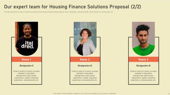 Housing Finance Solutions Proposal Ppt PowerPoint Presentation Complete Deck With Slides