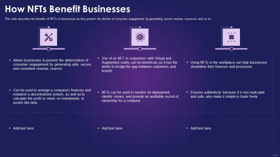 How Nfts Benefit Businesses Ppt Professional Objects PDF