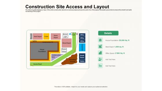How To Effectively Manage A Construction Project Construction Site Access And Layout Microsoft PDF