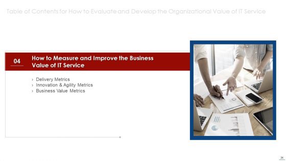 How To Evaluate And Develop The Organizational Value Of IT Service Ppt PowerPoint Presentation Complete Deck With Slides