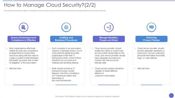 How To Manage Cloud Security Topics PDF